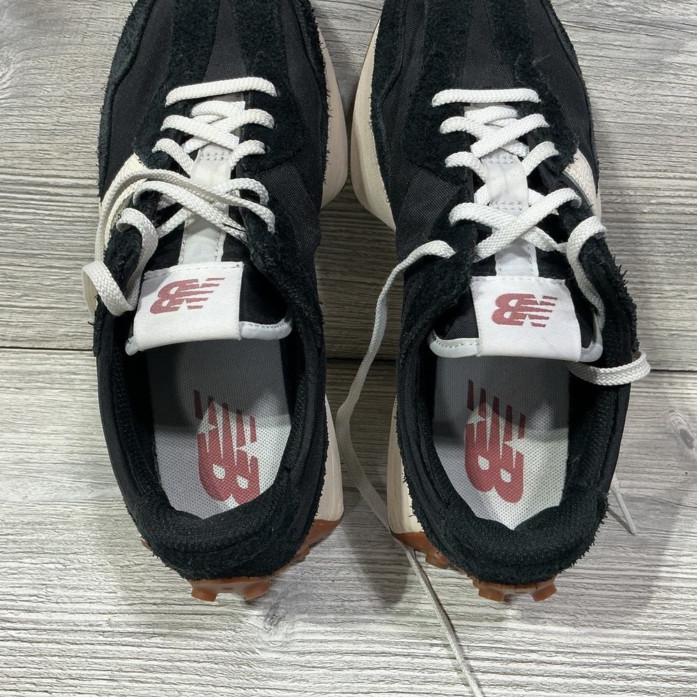 New Balance 327 Womens Size 8 B Black White Gum Suede Sneakers Shoes WS327BL - Picture 11 of 12